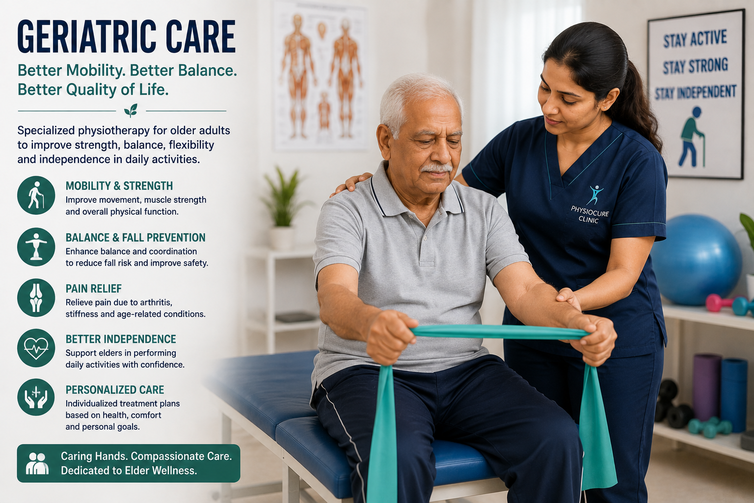 Geriatric physiotherapy for older adults