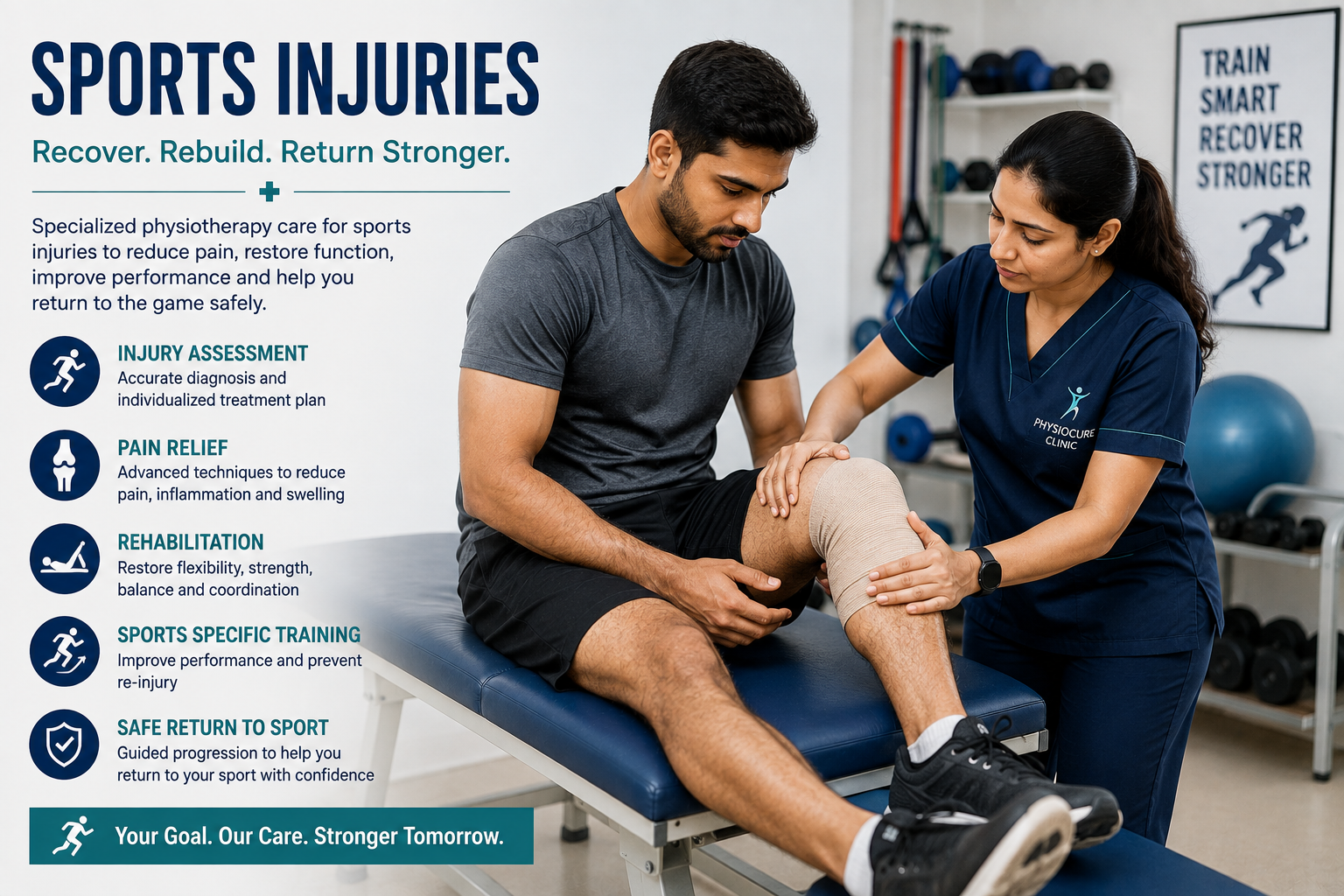 Sports injury physiotherapy and rehabilitation